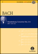 Brandenburg Concertos Nos. 4-6 Study Scores sheet music cover
